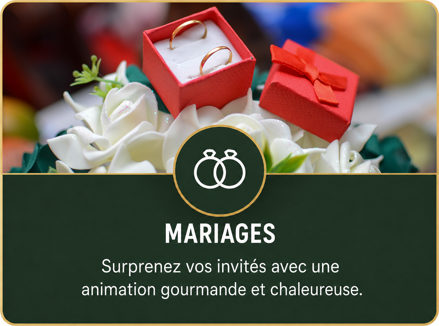Carte événement mariage